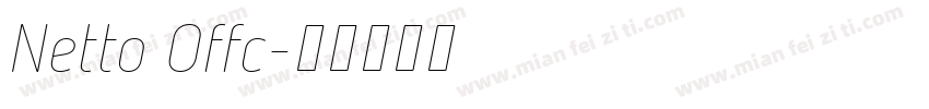 Netto Offc字体转换